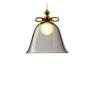 Moooi Bell Duża Lampa Wisząca Złota, Przydymiona