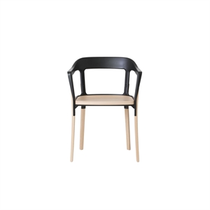 Krzesło do Jadalni Magis Steelwood Naturalny/ Czarny