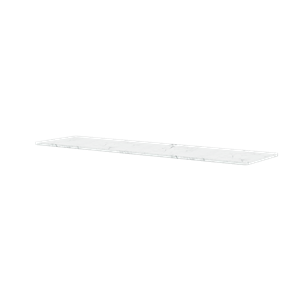 Górna Płyta Druciana Montana Panton z Białego Marmuru 70,1 cm x 18,8 cm