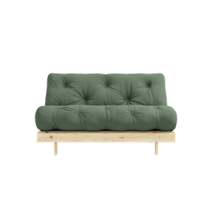 Karup Design Roots Sofa Rozkładana z Materacem 140x200 756 Oliwka/Sosna